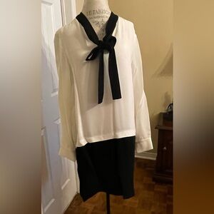 Black and white dress